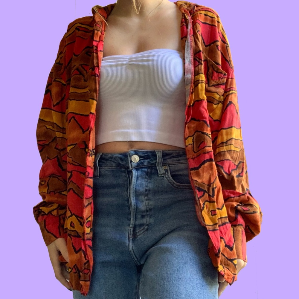 Vintage Funky Button Down